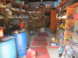 Before shot of one of the supply rooms