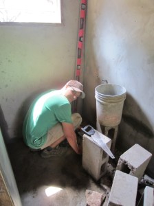 Jay tiling the duplex