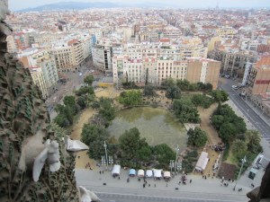 View from the top of the towers
