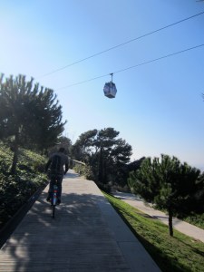 As we get closer to the summit, it's getting pretty steep