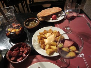 Followed by a few appetizers