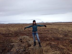 The scenery around Gullfoss