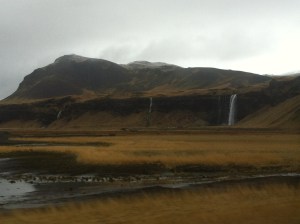 Cliffs that used to form the coastline