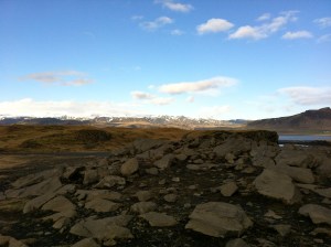 From the cliffs, there were also great views of the mountains