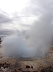Strokkur erupting