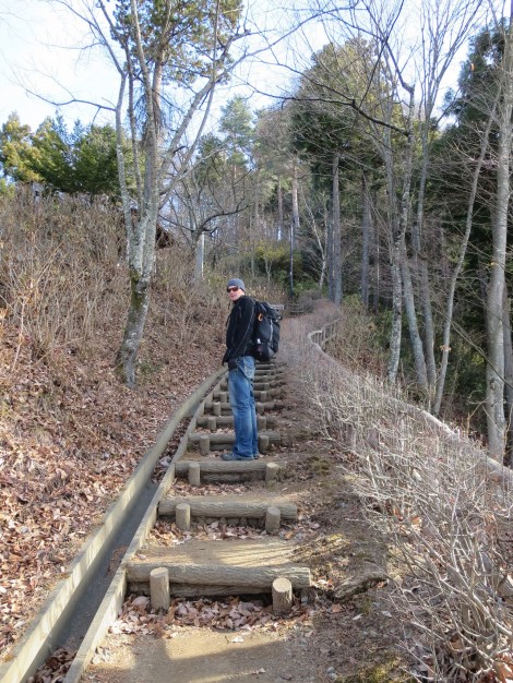 the trail was steeper than we thought