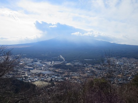 ...by the end of our hike it was barely visible