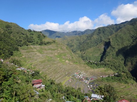 view from the village