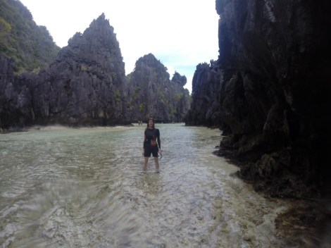 survived the treacherous swim