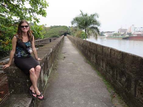 the walls of fort santiago
