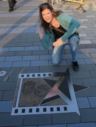 my pathetic martial arts move at the jackie chan star