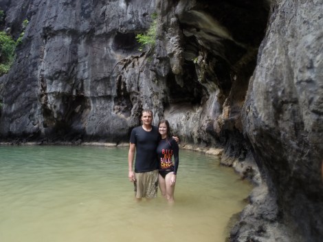 inside the secret lagoon