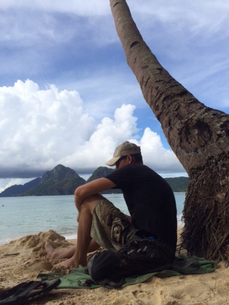 we did a lot of reading on this beach