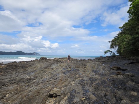 hmm...maybe we should have worn our trail runners instead of flip flops?