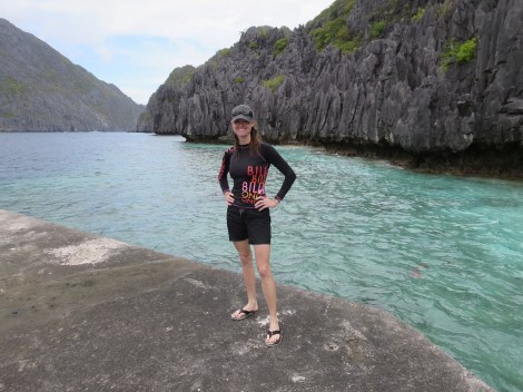 the jagged cliffs of matinloc island