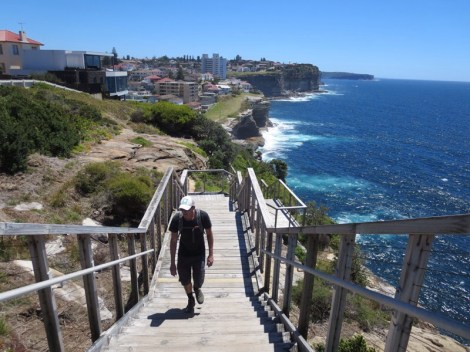there are some impressive pathways along the coastal walk