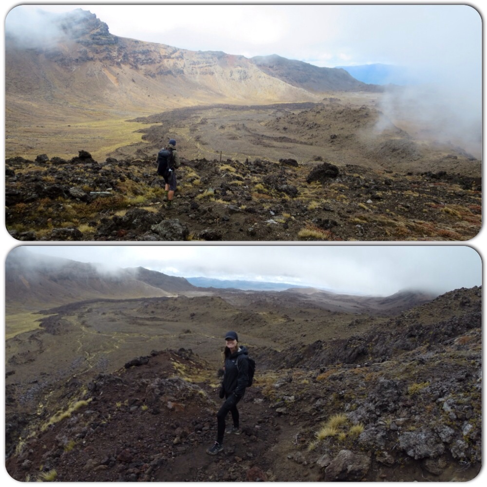 starting our descent into the valley