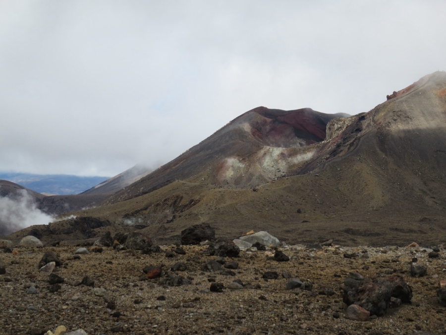 the red crater above
