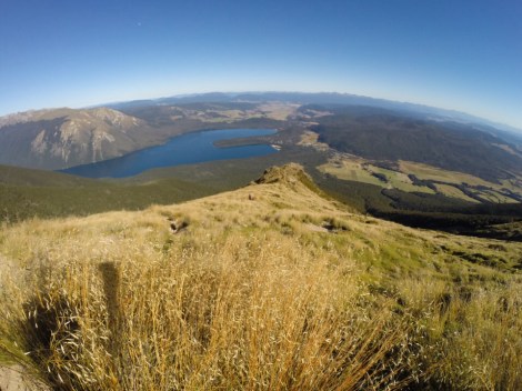 the land jutting out below is parachute rock