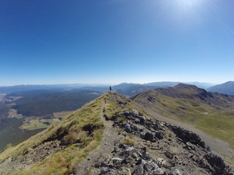 I'm just a dot on the mountaintop