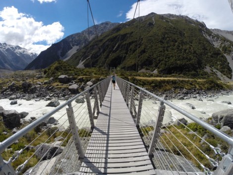 the first suspension bridge over the hooker review
