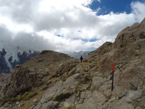 walking along the sealy range ridge