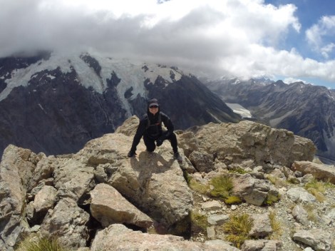 under a mysterious sky...half dark, half sunny