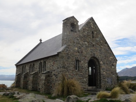 church of the good shepherd which overlooks the lake