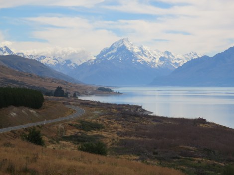 making our way to mt cook national park