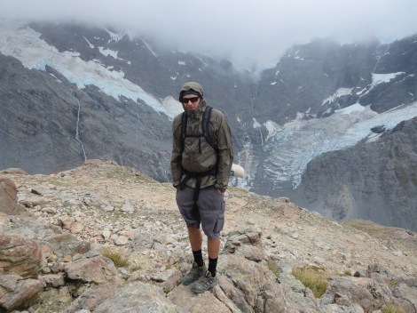 at the glacier lookout