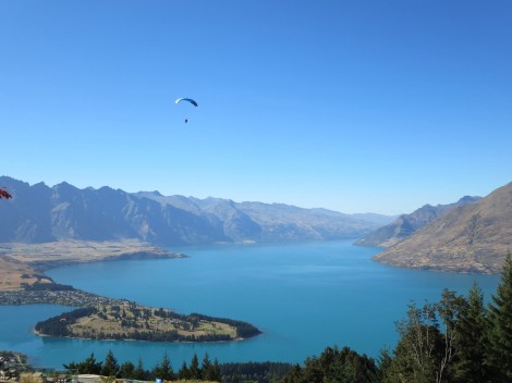 view from the top of the gondola