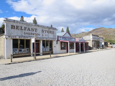 old cromwell town, all the shops are still in operation but closed by the time we got there
