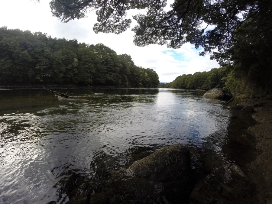 the trail followed the waiau river