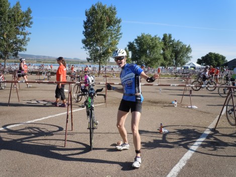 about to start the bike