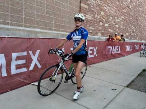 finished the bike - so happy!