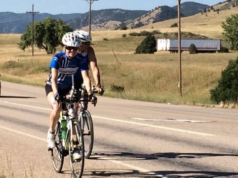 looks like someone is trying to draft off me, ha!