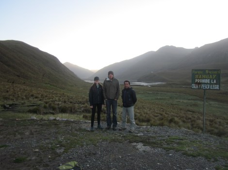 at the start of the hike with our guide Segundo