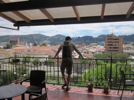 view from the hotel patio