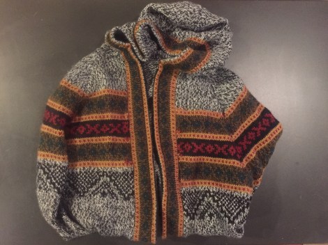 hooded alpaca sweater $18