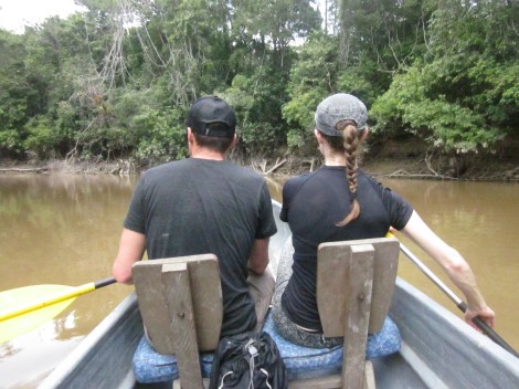 making our way back to the lodge