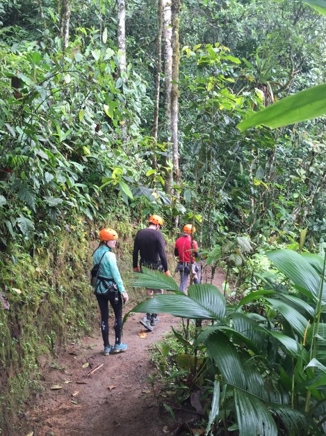 there were short walks between platforms