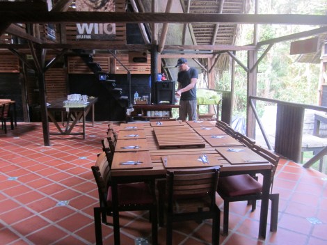 dining room...the food was surprisingly good!