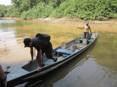 getting out at the hiking spot