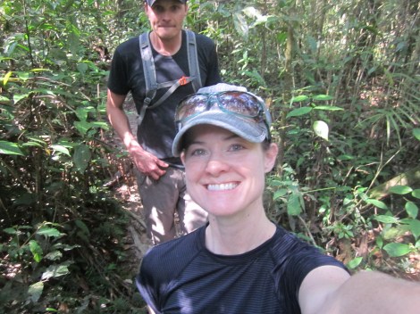 selfie in the jungle