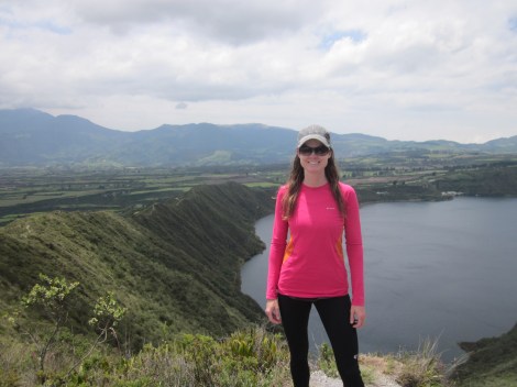 if you look close, you can see the trail behind me (on top of the rim)