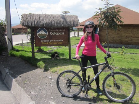 back at the entrance