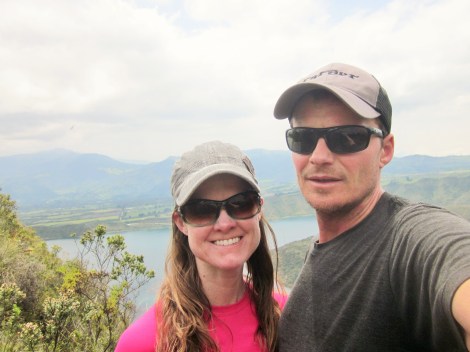 at the highest point on the trail!